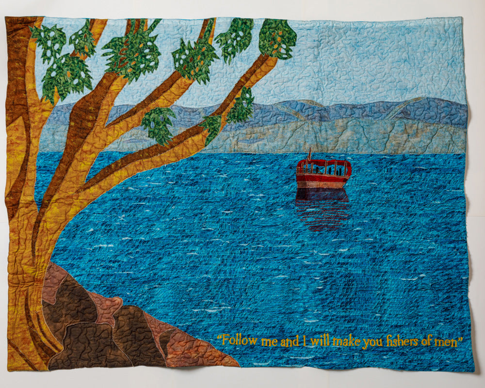 The Sea of Galilee handmade tapestry