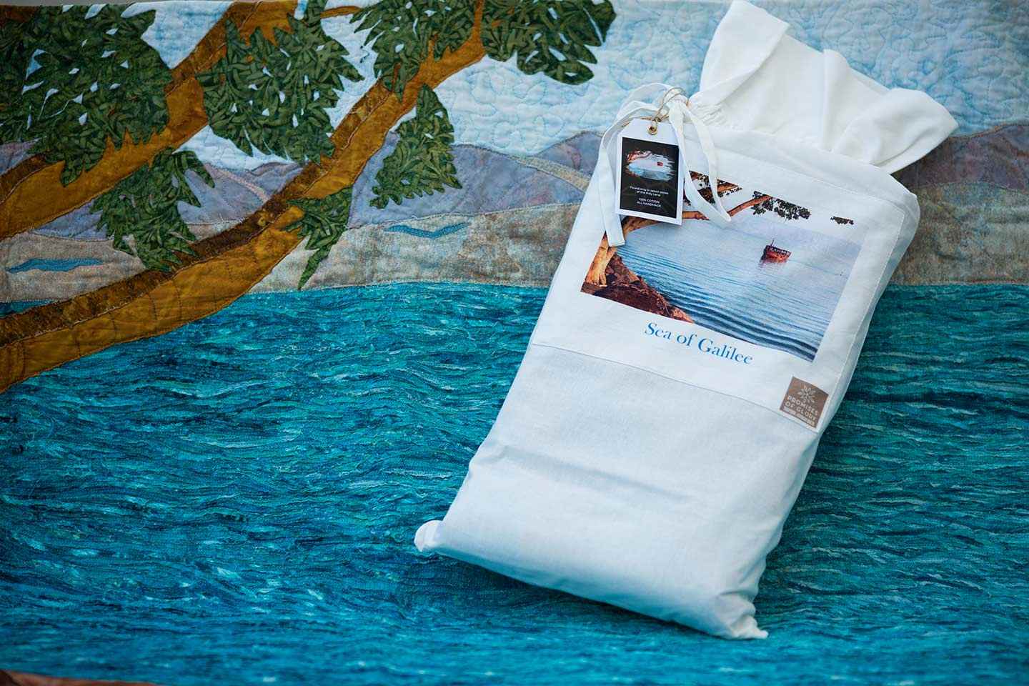 The Sea of Galilee handmade tapestry
